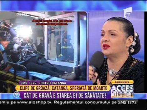 Cornelia Catanga, speriată de moarte: "În viaţa mea nu am avut aşa tensiune!"