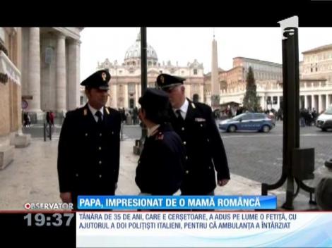 Papa Francisc, impresionat de mamă româncă