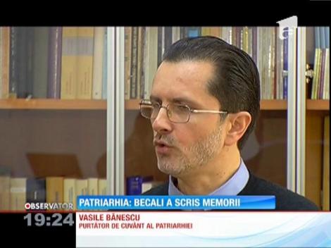 Patriarhia Română: Cărţile scrise de George Becali după gratii sunt o colecţie de amintiri
