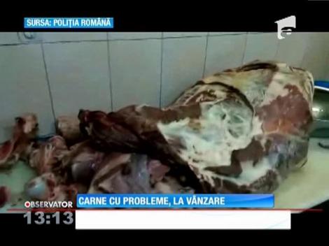 Polițiștii au identificat o jumătate de tonă de carne cu probleme într-un local cu specific libanez