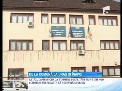 Tismana, de la comună la oraş şi înapoi