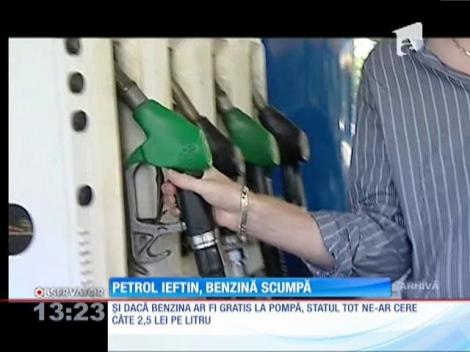 Dacă benzina ar fi gratis, statul tot ne-ar cere câte 2,5 lei pe litru! Carburanţii din ţară, cei mai scumpi din Europa