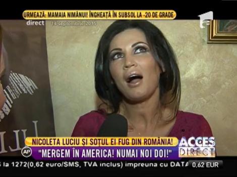 Nicoleta Luciu a luat o decizie uimitoare! Vedeta fuge din România fără copii