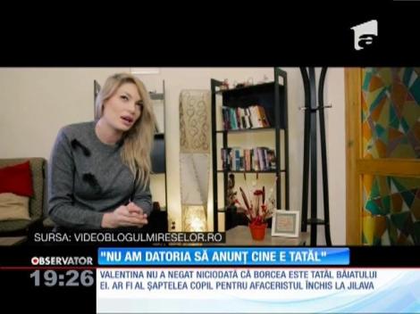 Valentina Pelinel: "Nu am datoria să anunţ cine este tatăl copilului meu!"