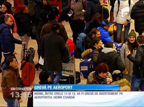 Grevă de avertisment pe aeroportul Otopeni