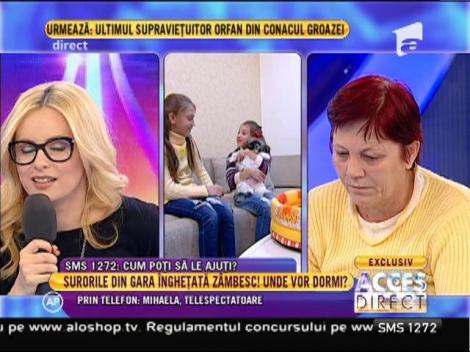 O telespectatoare le oferă găzduire celor două surori alungate de bunică!