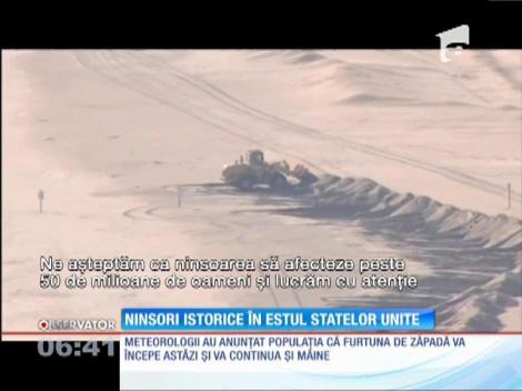 Ninsori istorice în estul Statelor Unite