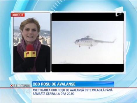 Cod roșu de avalanșă în Munții Făgăraș