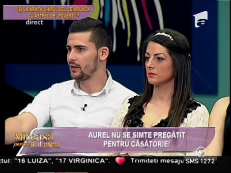 Valentina şi Aurel, în pragul divorţului înainte de nuntă?