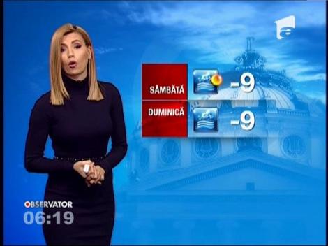 Meteo 22/01/2016. Vremea rămâne rece în toată ţara