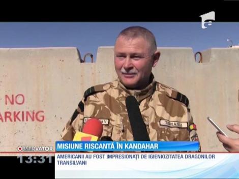 Misiune riscantă pentru militarii români în Kandahar, cea mai mare bază militară din sudul Afganistanului