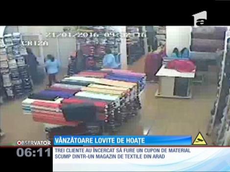 Luptă corp la corp într-un magazin de textile din Arad