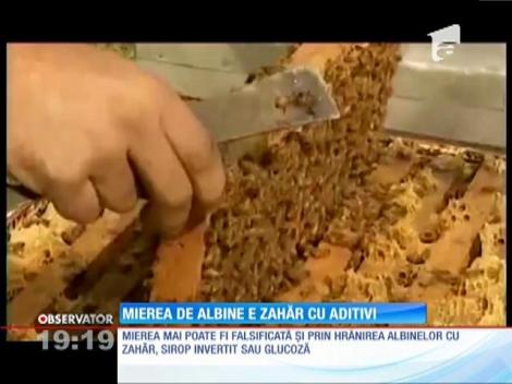 Mierea din comerţ e doar zahăr și aditivi!