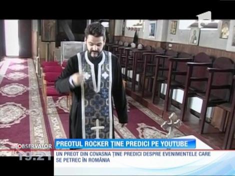 Preotul rocker şi vlogger ține predici pe YouTube