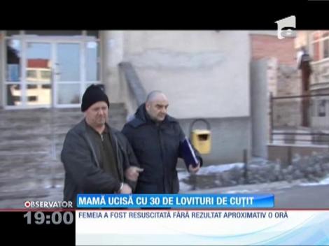 Mamă ucisă cu 30 de lovituri de cuțit!
