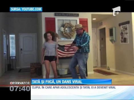 Video VIRAL! Tată şi fiică, un DANS de excepţie. Trebuie să îl vezi