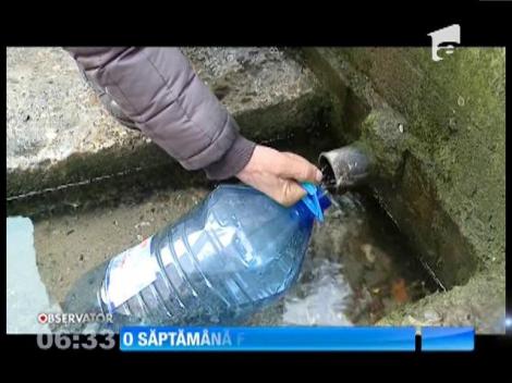 Locuitorii din Pucioasa, o săptămână fără apă potabilă