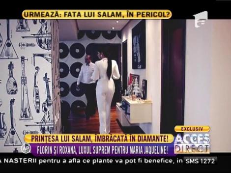 Prinţesa lui Florin Salam, îmbrăcată în diamante!