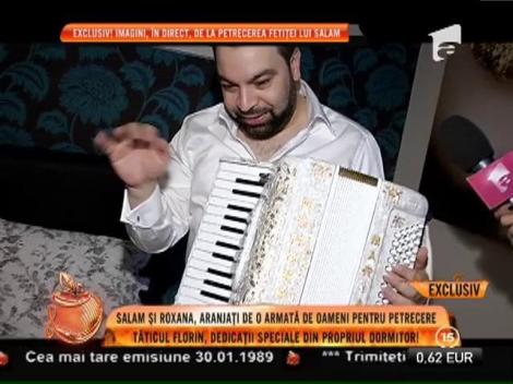 Florin Salam şi-a botezat fetiţa cu mare fast!