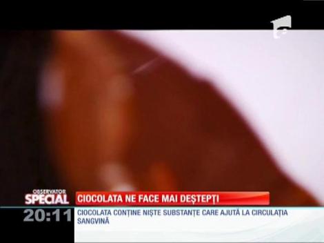 SPECIAL! Ciocolata ne face mai deştepţi