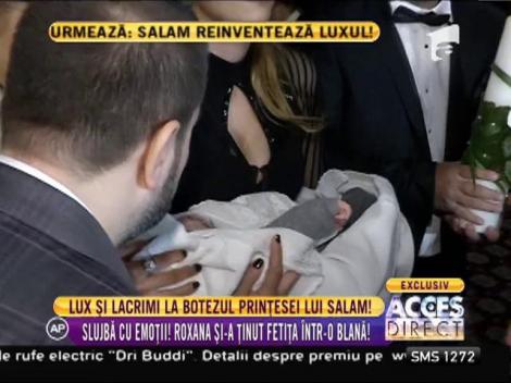 Moment şocant la botezul fetiţei lui Florin Salam!