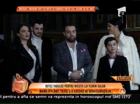 Botez demn de o prințesă pentru Jacqueline Maria, fiica lui Florin Salam