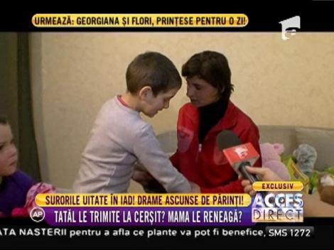 Georgiana şi Flori, doi copii condamnaţi să trăiască în condiţii inumane