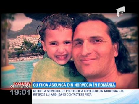 Disperat că-şi va pierde fiica defintiv, un părinte român a încercat să fugă din Norvegia acasă, cu fata ascunsă în maşină!