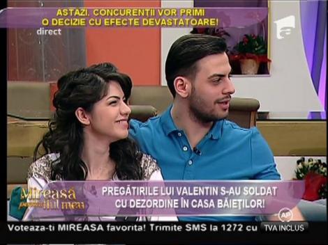 Valentin s-a pregătit asiduu pentru celebrarea aniversării relaţiei cu Adriana!