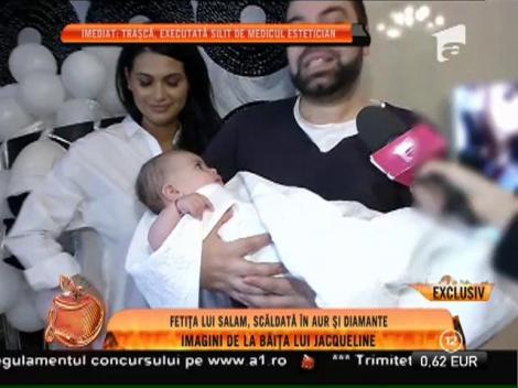 Fetiţa lui Florin Salam, scăldată în aur, bani şi diamante!