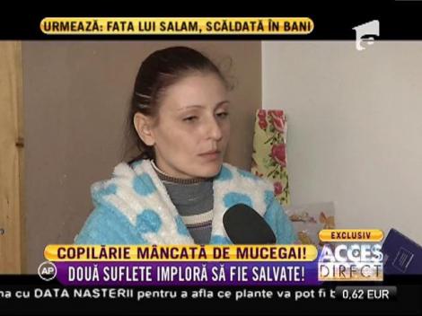 Cutremurător! O mamă cu doi îngeri trăiesc în condiţii greu de imaginat