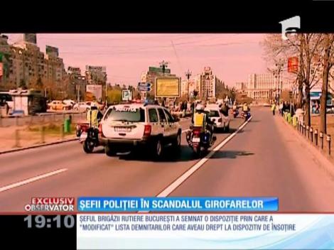 Şefii poliţiei din Bucureşti au încălcat legea, în scandalul coloanelor oficiale