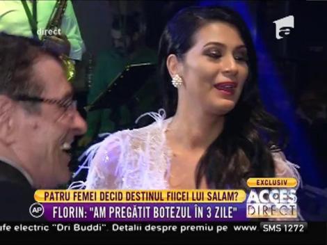 Florin Salam şi Roxana ne spun culisele botezului! Cine a lipsit de la botezul prinţesei lui Florin Salam?