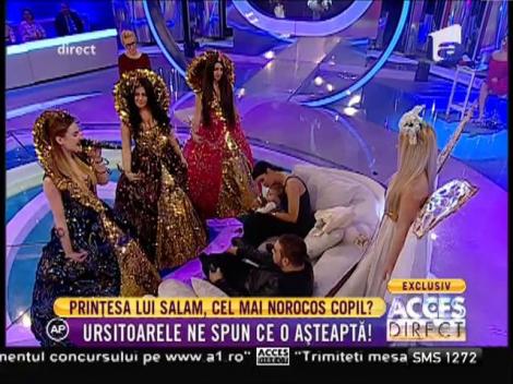 Florin Salam şi Roxana, faţa în faţă cu cele care vor influenţa destinul fetiţei lor! Ursitoarele ne spun ce o aşteaptă!