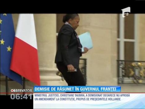 Ministrul Justiţiei din Franţa şi-a dat demisia
