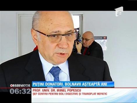 Numărul donatorilor de organe a scăzut anul trecut cu un sfert