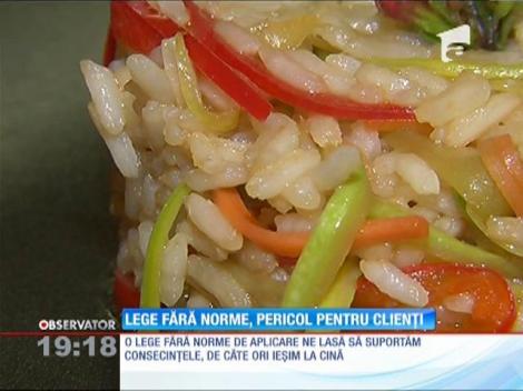 Deşi sunt obligaţi să treacă în meniu alimentele care produc alergii, proprietari de restaurante nu țin cont