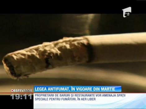 Din martie, în niciun spaţiu public închis din România nu se mai fumează