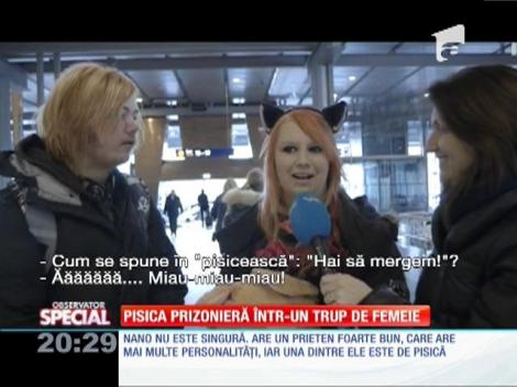 Special! Pisica prizonieră într-un trup de femeie!