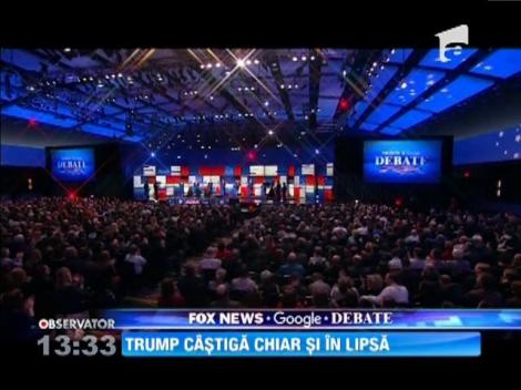 Donald Trump, personajul principal al celei mai recente dezbateri a candidaţilor republicani la preşedinţie