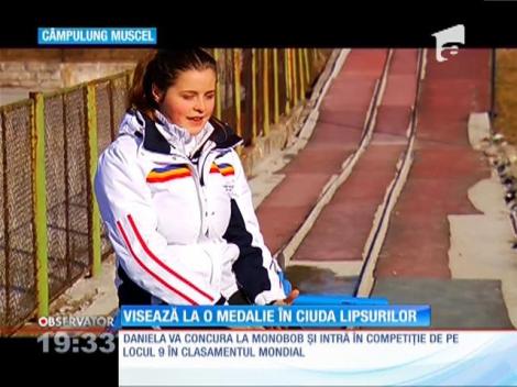 Daniela Gheauş visează la o medalie olimpică, deși nu are nicio pistă pe care să se antreneze