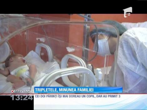O femeie din Năvodari a născut triplete pe cale naturală