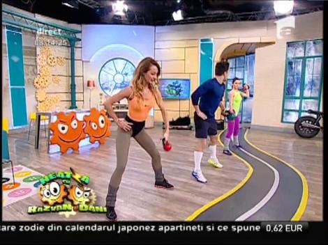 Fitness la Neatza, cel mai bun mod de a-ți începe ziua! Fă-ți exercițiile cu Flavia și Miruna