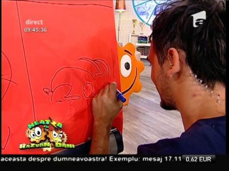 Băieţii de la Noaptea Târziu desenează cu mâna stângă