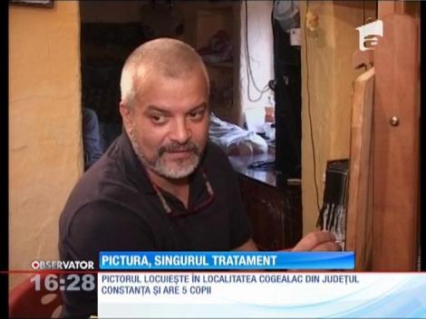 Un pictor bolnav e dispus să dea la schimb un tablou pentru o pereche de ghete!