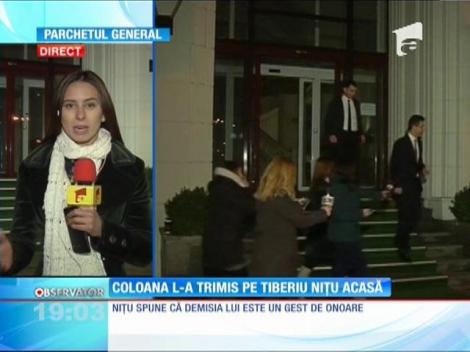 Procurorul general Tiberiu Niţu şi-a dat demisia