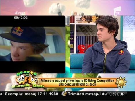 Mihnea Groseanu, skateboarder, a ocupat primul loc la IORiding Competition