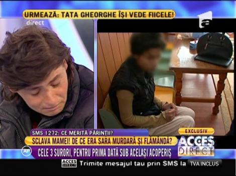 Sara, fetița botezată la 14 ani, a fugit de mama ei