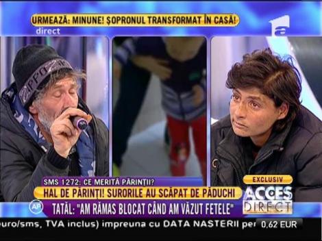 Hal de părinți! Surorile au scăpat de păduchi și au învățat să se spele pe dinți