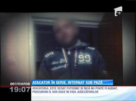 Atacatorul în serie din Brăila, internat sub pază